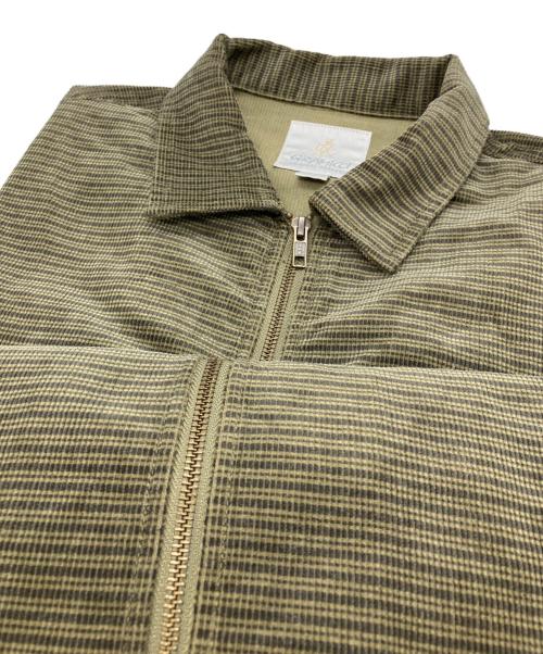 GRAMICCI（グラミチ）GRAMICCI (グラミチ) GRID CORD ZIP SHIRT カーキ サイズ:Mの古着・服飾アイテム