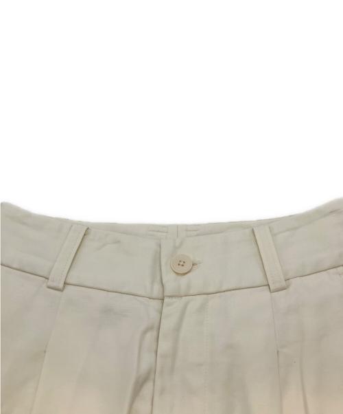 LAUREN RALPH LAUREN（ローレン ラルフ ローレン）LAUREN RALPH LAUREN (ローレン ラルフ ローレン) タックパンツ アイボリーの古着・服飾アイテム