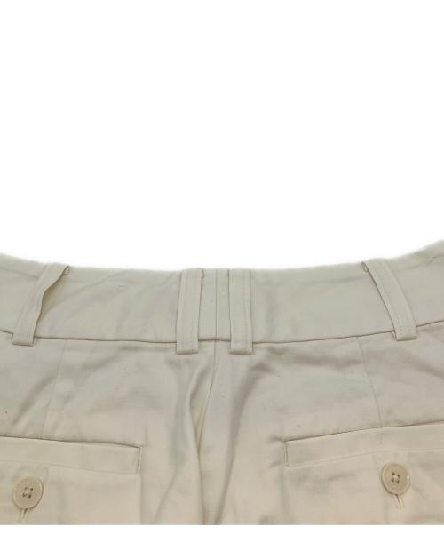 LAUREN RALPH LAUREN（ローレン ラルフ ローレン）LAUREN RALPH LAUREN (ローレン ラルフ ローレン) タックパンツ アイボリーの古着・服飾アイテム