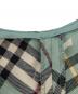 中古・古着 BURBERRY BLUE LABEL (バーバリー ブルー レーベル) ノバチェックノースリーブワンピース グリーン サイズ:38：5000円