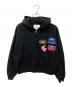 EMESTUDIOS（エメ スタジオズ）の古着「Patches Shadow Full Zip」｜ブラック