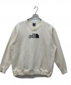 THE NORTH FACEザ ノース フェイス）の古着「プリントスウェットシャツ」｜ホワイト