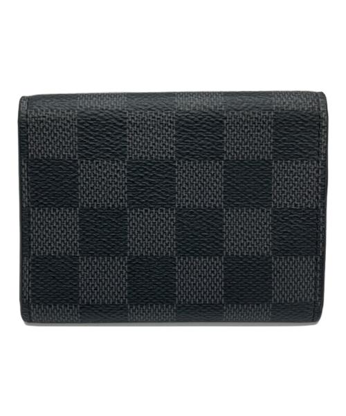 LOUIS VUITTON（ルイ ヴィトン）LOUIS VUITTON (ルイ ヴィトン) カードケース ブラックの古着・服飾アイテム