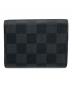 LOUIS VUITTON (ルイ ヴィトン) カードケース ブラック：30000円