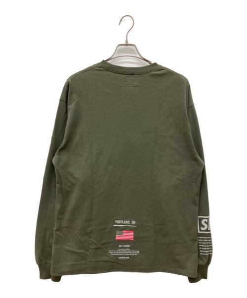 Danner（ダナー）Danner (ダナー) WIND AND SEA (ウィンダンシー) 長袖カットソー オリーブ サイズ:Mの古着・服飾アイテム