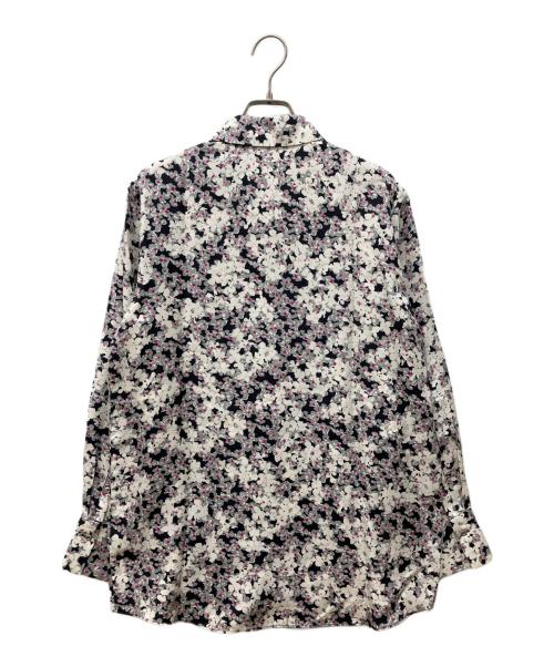 marimekko（マリメッコ）marimekko (マリメッコ) シルク総柄シャツ ブラック サイズ:Mの古着・服飾アイテム