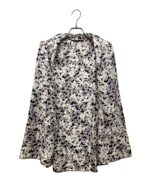 marimekko（マリメッコ）marimekko (マリメッコ) シルク総柄シャツ ブラック サイズ:Mの古着・服飾アイテム