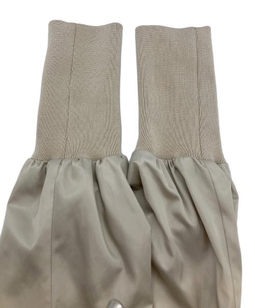 Adam et Rope（アダム エ ロペ）Adam et Rope (アダム エ ロペ) ギャザーネックショートブルゾン ブラウン サイズ:FREEの古着・服飾アイテム