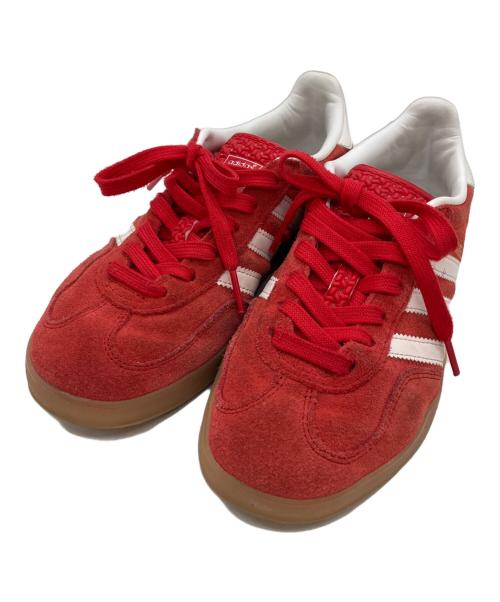 adidas（アディダス）adidas (アディダス) Gazelle Indoor（ガゼル　インドア） レッド サイズ:23の古着・服飾アイテム