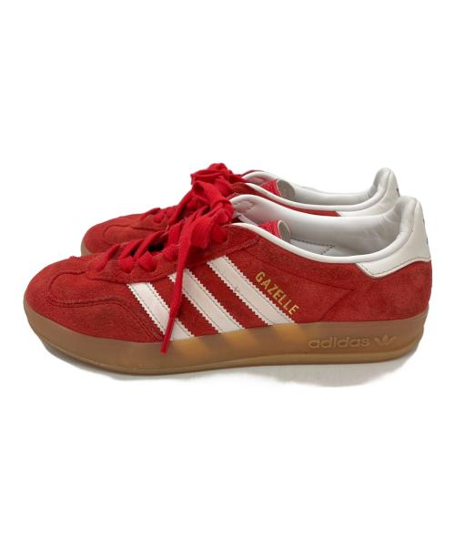 adidas（アディダス）adidas (アディダス) Gazelle Indoor（ガゼル　インドア） レッド サイズ:23の古着・服飾アイテム