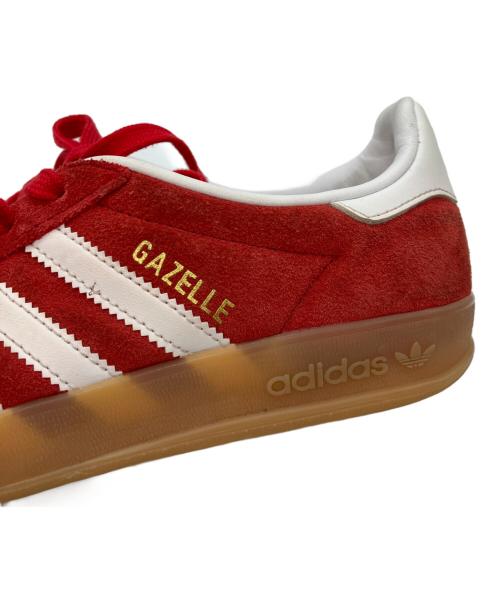 adidas（アディダス）adidas (アディダス) Gazelle Indoor（ガゼル　インドア） レッド サイズ:23の古着・服飾アイテム