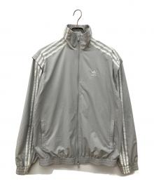 adidas（アディダス）の古着「オーバーサイズ ジップオフトラックトップ」｜グレー