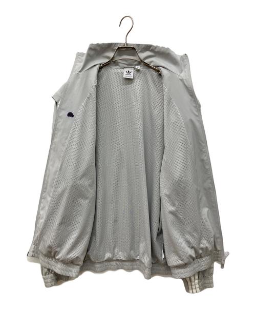 adidas（アディダス）adidas (アディダス) オーバーサイズ ジップオフトラックトップ グレー サイズ:XSの古着・服飾アイテム