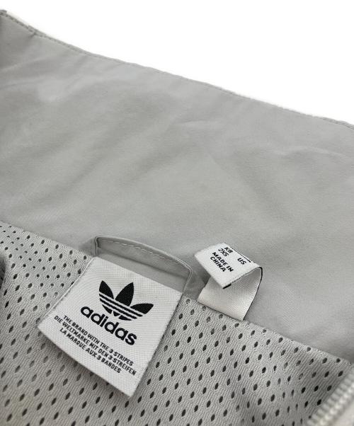 adidas（アディダス）adidas (アディダス) オーバーサイズ ジップオフトラックトップ グレー サイズ:XSの古着・服飾アイテム