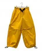 NON TOKYOノントーキョー）の古着「2WAY NYLON PANTS（ナイロンパンツ）」｜イエロー