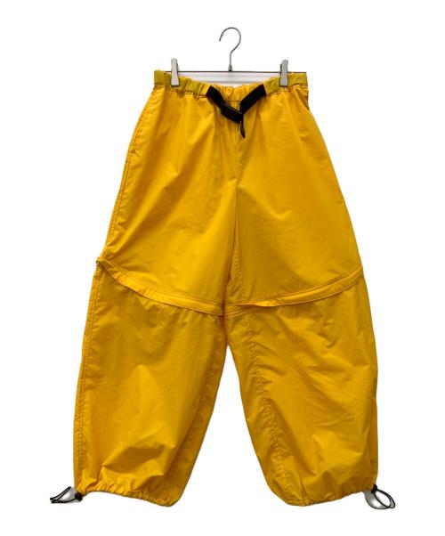NON TOKYO（ノントーキョー）NON TOKYO (ノントーキョー) 2WAY NYLON PANTS（ナイロンパンツ） イエロー サイズ:FREEの古着・服飾アイテム