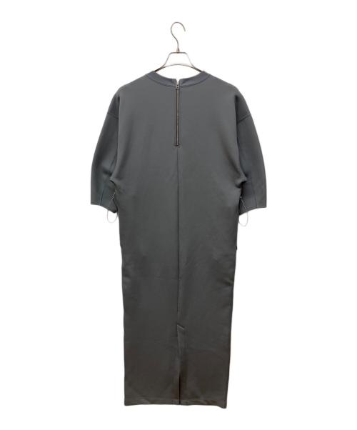 Adam et Rope（アダム エ ロペ）Adam et Rope (アダム エ ロペ) ハーフスリーブドロストワンピース グレー サイズ:FREEの古着・服飾アイテム