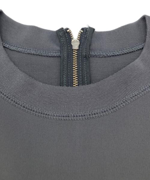 Adam et Rope（アダム エ ロペ）Adam et Rope (アダム エ ロペ) ハーフスリーブドロストワンピース グレー サイズ:FREEの古着・服飾アイテム