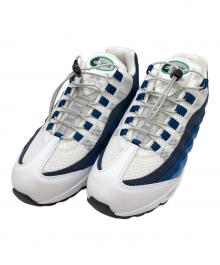 NIKE（ナイキ）の古着「AIR MAX 95 BIG BUBBLE　エア マックス 95 ビッグ バブル　ローカットスニーカー」｜ブルー×ホワイト