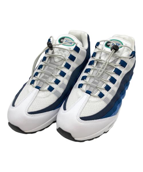 NIKE（ナイキ）NIKE (ナイキ) AIR MAX 95 BIG BUBBLE　エア マックス 95 ビッグ バブル　ローカットスニーカー ブルー×ホワイト サイズ:28.5の古着・服飾アイテム