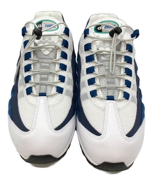 NIKE（ナイキ）NIKE (ナイキ) AIR MAX 95 BIG BUBBLE　エア マックス 95 ビッグ バブル　ローカットスニーカー ブルー×ホワイト サイズ:28.5の古着・服飾アイテム