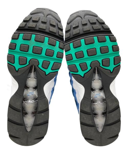 NIKE（ナイキ）NIKE (ナイキ) AIR MAX 95 BIG BUBBLE　エア マックス 95 ビッグ バブル　ローカットスニーカー ブルー×ホワイト サイズ:28.5の古着・服飾アイテム