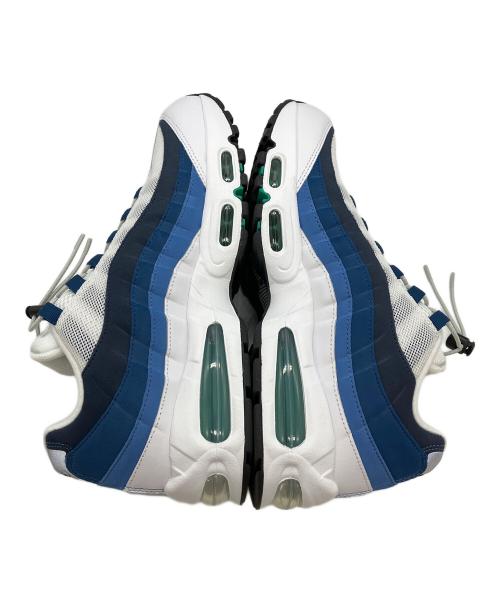NIKE（ナイキ）NIKE (ナイキ) AIR MAX 95 BIG BUBBLE　エア マックス 95 ビッグ バブル　ローカットスニーカー ブルー×ホワイト サイズ:28.5の古着・服飾アイテム