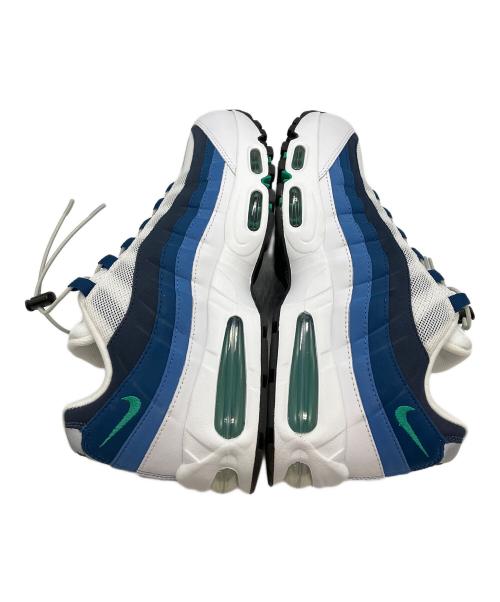 NIKE（ナイキ）NIKE (ナイキ) AIR MAX 95 BIG BUBBLE　エア マックス 95 ビッグ バブル　ローカットスニーカー ブルー×ホワイト サイズ:28.5の古着・服飾アイテム