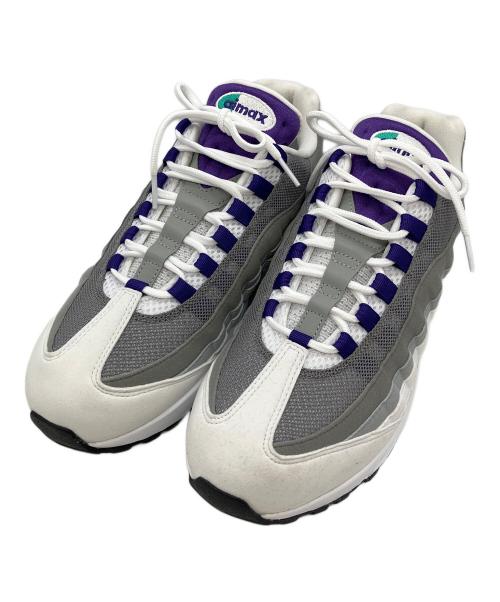 NIKE（ナイキ）NIKE (ナイキ) Air Max 95 grape（エアマックス 95 グレープ）ローカットスニーカー グレー×パープル サイズ:29の古着・服飾アイテム