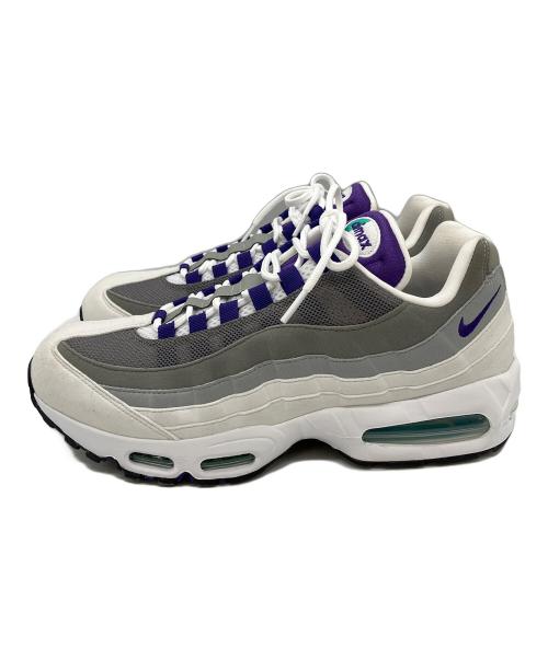 NIKE（ナイキ）NIKE (ナイキ) Air Max 95 grape（エアマックス 95 グレープ）ローカットスニーカー グレー×パープル サイズ:29の古着・服飾アイテム