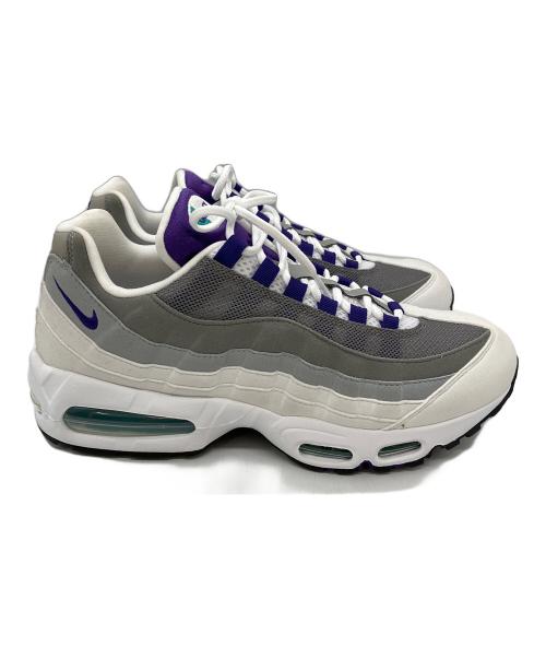 NIKE（ナイキ）NIKE (ナイキ) Air Max 95 grape（エアマックス 95 グレープ）ローカットスニーカー グレー×パープル サイズ:29の古着・服飾アイテム