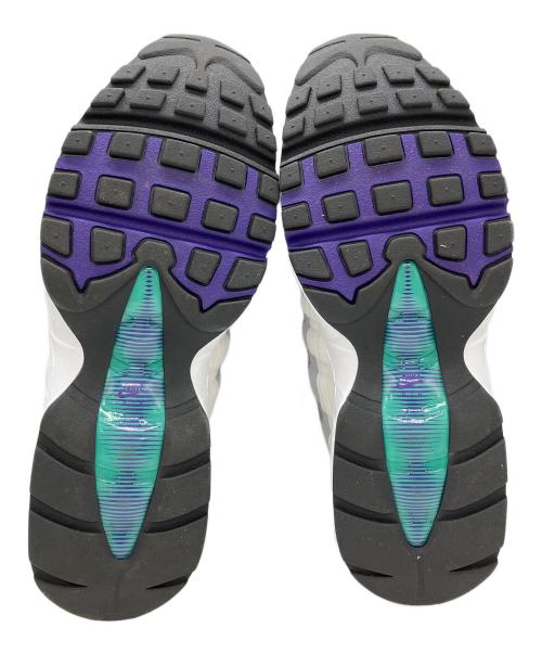 NIKE（ナイキ）NIKE (ナイキ) Air Max 95 grape（エアマックス 95 グレープ）ローカットスニーカー グレー×パープル サイズ:29の古着・服飾アイテム