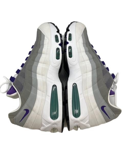 NIKE（ナイキ）NIKE (ナイキ) Air Max 95 grape（エアマックス 95 グレープ）ローカットスニーカー グレー×パープル サイズ:29の古着・服飾アイテム