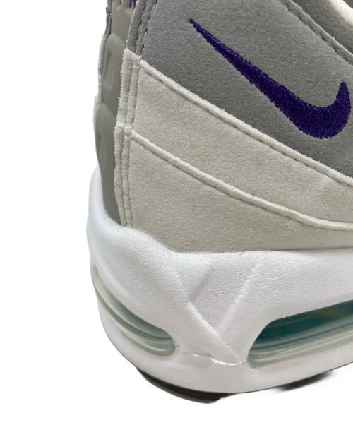 NIKE（ナイキ）NIKE (ナイキ) Air Max 95 grape（エアマックス 95 グレープ）ローカットスニーカー グレー×パープル サイズ:29の古着・服飾アイテム