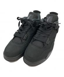 NIKE（ナイキ）の古着「Air Jordan 4 Retro OG "Black Cat"（エアジョーダン4 レトロ オージー ブラックキャット）ローカットスニーカー」｜ブラック