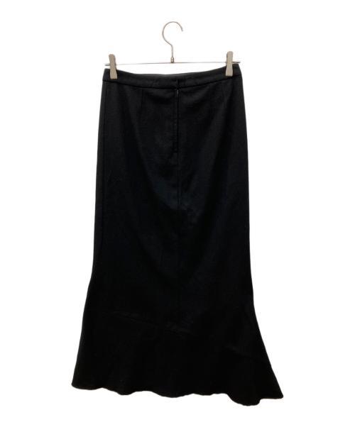JUNYA WATANABE COMME des GARCONS（(ジュンヤワタナベ コムデギャルソン）JUNYA WATANABE COMME des GARCONS ((ジュンヤワタナベ コムデギャルソン) ウールデザインスカート ブラック サイズ:Ｓの古着・服飾アイテム