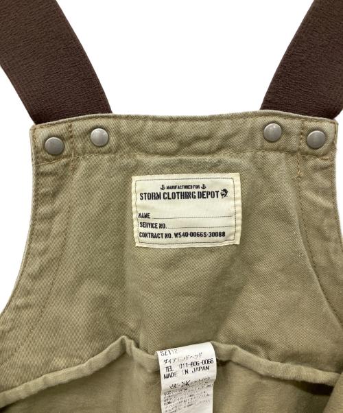 STORM BECKER（ストームベッカー）STORM BECKER (ストームベッカー) オーバーオール　サロペット カーキ サイズ:XLの古着・服飾アイテム