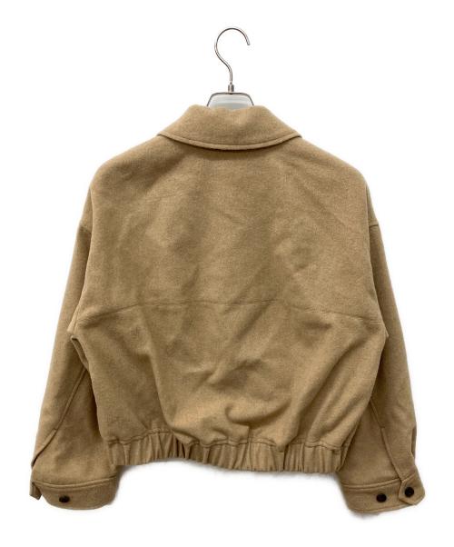 BABYLONE（バビロン）BABYLONE (バビロン) ライトメルトンブルゾン ブラウン サイズ:FREEの古着・服飾アイテム