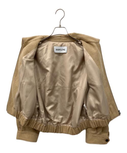 BABYLONE（バビロン）BABYLONE (バビロン) ライトメルトンブルゾン ブラウン サイズ:FREEの古着・服飾アイテム