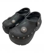 crocs×atmos pinkクロックス×アトモスピンク）の古着「Stomp Embellished Clog」｜ブラック