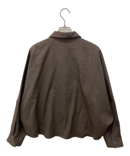 Plage（プラージュ）Plage (プラージュ) WOOL SKIPPER ブラウス ブラウン サイズ:不明の古着・服飾アイテム