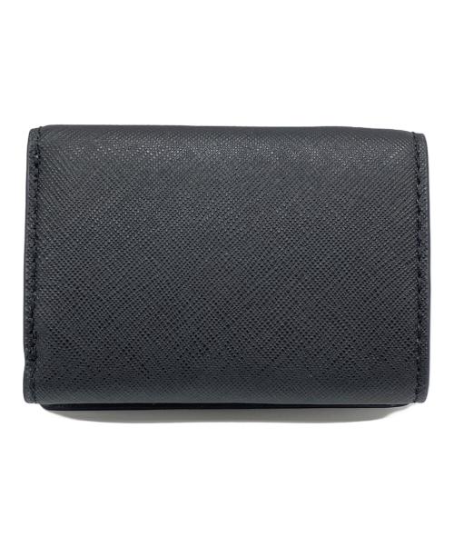 MICHAEL KORS（マイケルコース）MICHAEL KORS (マイケルコース) GREENWICH フラップ トライフォールド エクストラスモール ブラックの古着・服飾アイテム