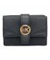 MICHAEL KORS（マイケルコース）の古着「GREENWICH フラップ トライフォールド エクストラスモール」｜ブラック