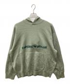 EMPORIO ARMANIエンポリオ アルマーニ）の古着「プルオーバーパーカー」｜カーキ