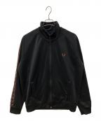 FRED PERRYフレッドペリー）の古着「Contrast Tape Track Jacket」｜ブラック