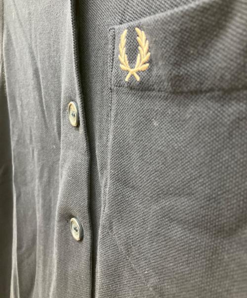 FRED PERRY（フレッドペリー）FRED PERRY (フレッドペリー) Button-Through Pique Shirt Dress ブラック サイズ:36の古着・服飾アイテム