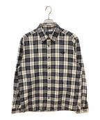FRED PERRYフレッドペリー）の古着「Tartan Twill Shirt」｜ベージュ×ブラック