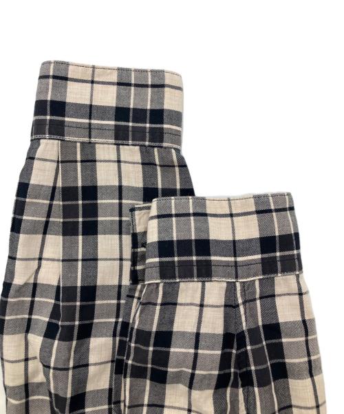 FRED PERRY（フレッドペリー）FRED PERRY (フレッドペリー) Tartan Twill Shirt ベージュ×ブラック サイズ:Lの古着・服飾アイテム