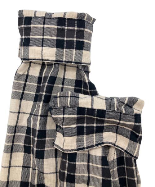 FRED PERRY（フレッドペリー）FRED PERRY (フレッドペリー) Tartan Twill Shirt ベージュ×ブラック サイズ:Lの古着・服飾アイテム