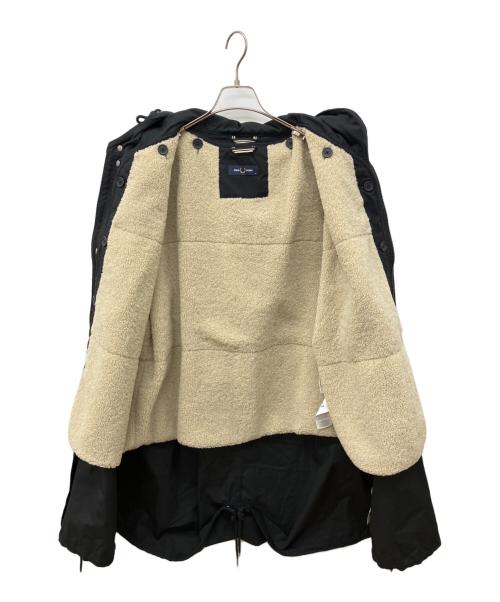 FRED PERRY（フレッドペリー）FRED PERRY (フレッドペリー) Oversized Fishtail Parka Jacket ブラック サイズ:Mの古着・服飾アイテム